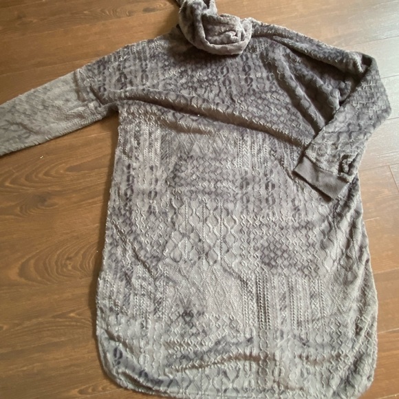 Denver Hayes Oversized Cozy Lounge Sweater Nightdress Women’s Size Large - Picture 3 of 8